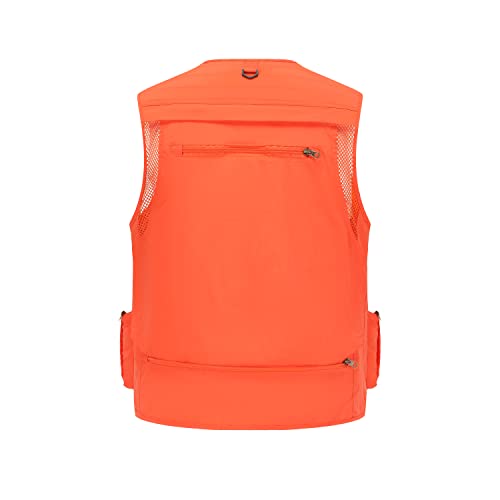 Ghongba Fishing Vest With Pockets Hunting Vests For Men Women Summer Outdoor Travel Photo Mesh Vest 02-Or-2X #TOP2