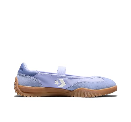 Converse Unisex Run Star Trainer Ballet Flat Slip, Very Peri/Indigo Storm/Gum, 9.5