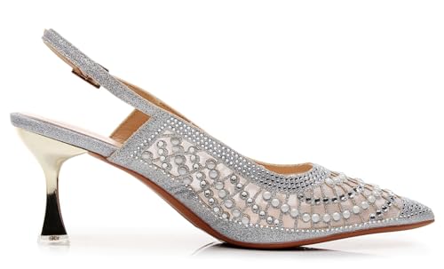 Image of VenusCelia Women's Charming Lady Slingback Pump Shoe