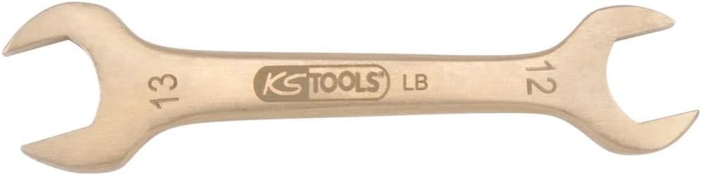 KS TOOLS BRONZEplus Double Open End Spanner, 0.1 x 0.1 inches (3 x 3,5 mm), BRONZEplus Double Open Ended Spanner 0.1 x 1.4 inches (3 x 35 mm), 963.7132 [Parallel Import]
