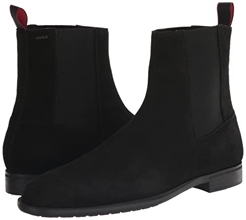 Image of HUGO mens Smooth Suede Pull on Chelsea Boot
