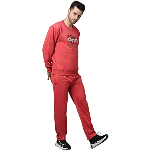 Image of Mack Jonney Fleece Printed Tracksuit Co-ord Set for Men-SW 44 LOWER 02-P
