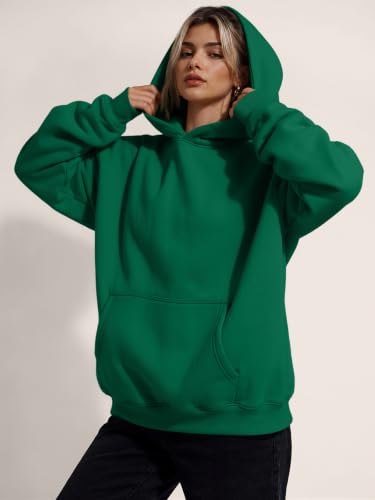 Image of Trendy Queen Women Oversized Hoodies Fall Outfits | Gentle Skin Feel, Aesthetic Drop Shoulder, Large Kangaroo Pocket, Seamless Daily Outfit Match