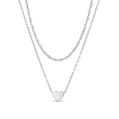 Silver Layered Chain CZ