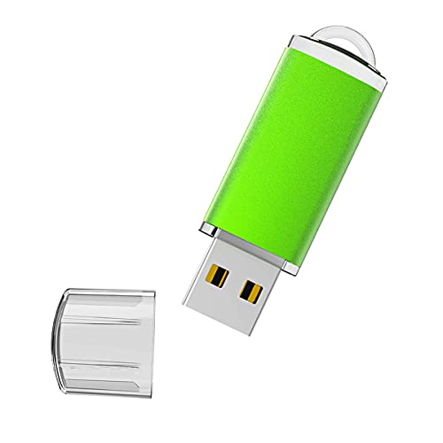 Vansuny Memory Stick 64GB USB Stick USB 2.0 Flash Drive Mini USB Drive for PC, Laptop, Printer, TV, Car (Green)