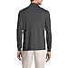 Lands' End Mens Long Sleeve Supima Polo Dark Charcoal Heather Tall X-Large