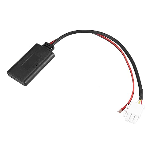 X AUTOHAUX Bluetooth Wireless Adapter Audio Radio Stereo Music Aux Cable Adapter 3 Pin for Honda GL1800 Goldwing