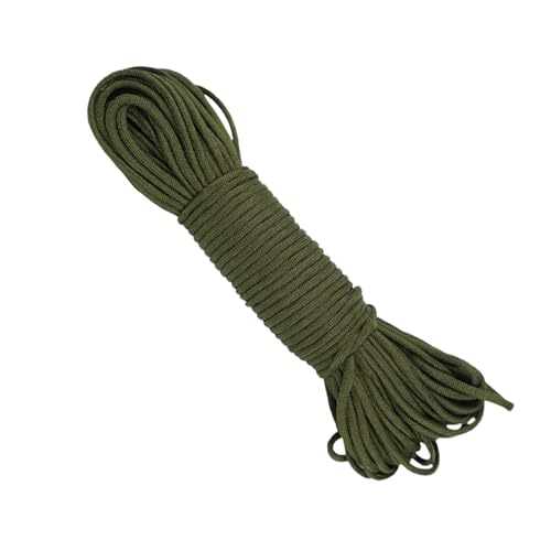 Cuerda de paracaídas gruesa - Cuerda de paracaídas de 500 libras de absorción de impactos de alta resistencia para supervivencia, , senderismo, al aire libre, 100 pies