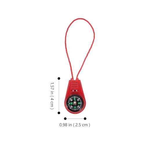 Brújulas porta llavero mini 20 piezas para camping miniatura 2