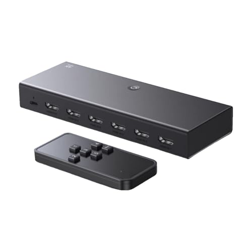 Commutateur HDMI 5x1 4K avec répartiteur et extracteur audio pour cinéma maison