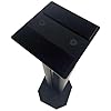 QTX | Studio Monitor Stands 50cm in Height – Supplied in Pairs | Black Steel Speaker Stands with Floor Spikes | Ideal for Home Studio, Surround Sound, Home Cinema, DJ & Audio Equipment #4