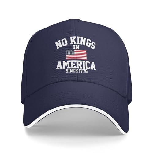 No Kings Hat No Kings in America Baseball Cap Resist Dad Caps Black