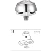 Dual Flush Toilet Button Replacement For Siamp 32500007 For Optima 50 Toilet Push Button Dual Flush for Twyford Vitra Adjustable Components