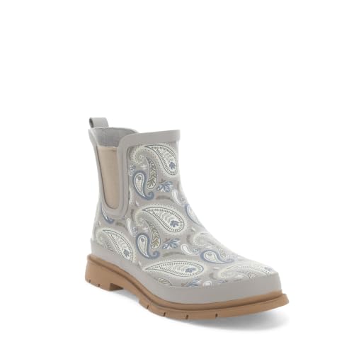 Image of Western Chief Women's Waterproof Pull-On Chelsea Rain Boot with Fun Prints | Ladies slip-on ankle boots with rubber sole, cushioned EVA insole, built for wet days and styled for any occasion