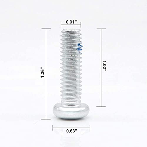VNAKER PU Rubber Roller Skate Toe Stoppers 1 Pair with Screws - Thumbnail 5