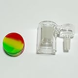 AGD LIGHTS 14mm Männlich Wasserpfeifen Bong Klar Dick Adaptergelenk Für Rauchen Glas Bongs