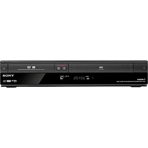 Sony RDR-VX535 DVD Recorder & VCR Combo Player with 1080p HDMI Upscaling and Bonus HDMI Cable (Renewed)