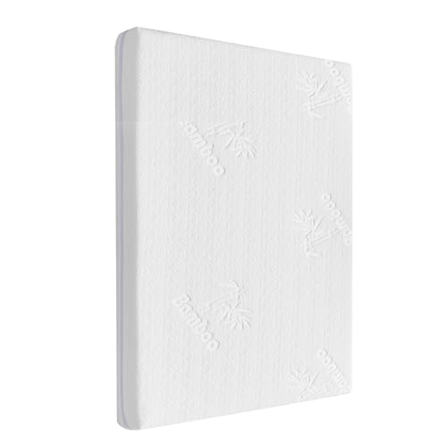 AOHWIDER 35x20 Bassinet Mattress for ANGELBLISS: 2 Thick Dual Sided Gel Memory Foam Bassinet Mattress Fit for Yamesmile/Bellababy/AMKE/ANGELBLISS Baby Bassinet