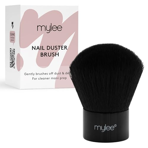 Mylee Pinceau Dépoussiérant - Pinceau Anti-Poussière Ongles, Nettoyeur de Poudre pour Ongles Acryliques et Nail Art - Confortable et Facile à Manipuler -...