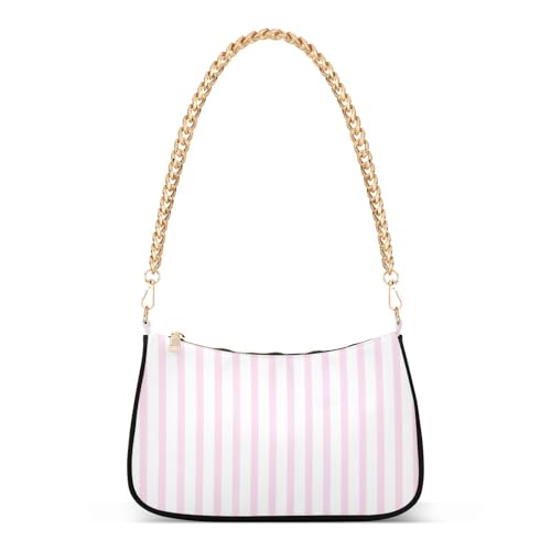 Sac à bandoulière Peach pour femme à rayures avec poches