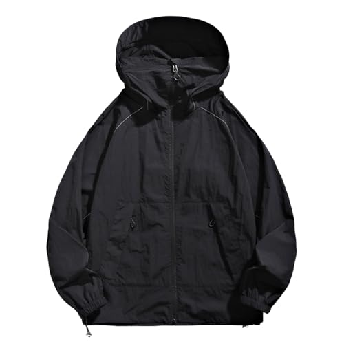 Chubasquero para mujer impermeable y transpirable con capucha ajustable
