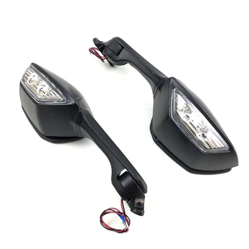 Espejos retrovisores de motocicleta para Kawasaki ZX10R 2012 2013 2014 con intermitente 2