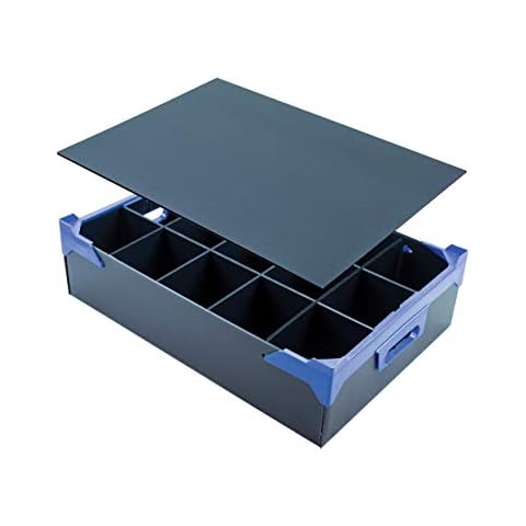 Caterbox Pint Glass Storage Box with Lid | 15 Cells | Max Glass/Item Height 160mm, Width 95mm Cover