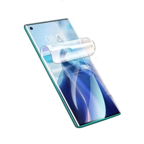 SRSRROP Películas de Hidrogel para Oppo Find X2 Neo (6.5'), 3 Piezas TPU Suave Película Protectora HD Transparente (NO vidrio templado) [Alta sensibilidad]