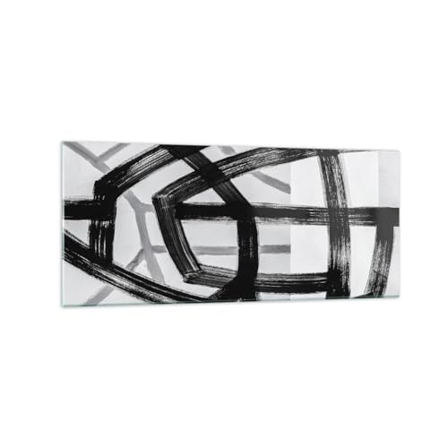 Grand tableaux decoratifs muraux panoramique en verre pour chambre moderne