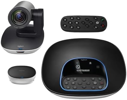 Logitech Group Système de Webcam Visioconférence, Full HD 1080p, ...