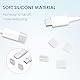 kiki fancy USB-C Schutzkappe 10er Pack, Staubschutzkappe USB-C Stecker Kunststoff Staubdichte Abdeckung des Datenkabels, Staubschutz des Ladekabels, Abdeckkappen für USB Typ-C (Transparent)