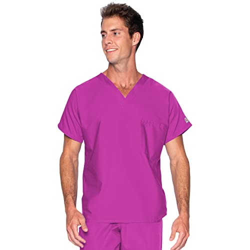 Landau Scrub Zone Unisex Relaxed Fit 1-Pocket V-Neck Scrub Top 71221