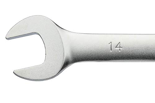 KING TONY 373114M Combination Wrench Con Ratchet 14mm for DIYers & Professionals, Ideal for Repair and Installation tasks 14mm - Image 3