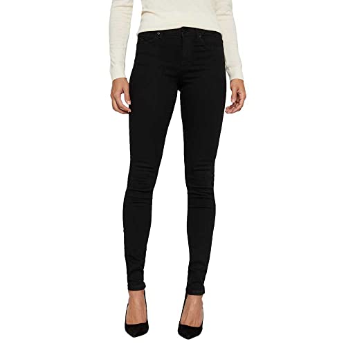 Jeans slim Vero Moda Tanya 2XL denim stretch femme avec liseré