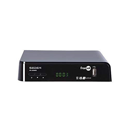 sedea Récepteur TV Satellite HD + Carte FRANSAT PC6 Eutelsat 5W