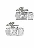 us blaster lowrider 12 Gemelli in peltro inglese. Ghetto Blaster TG556 - Coppia di gemelli in peltro inglese moderno inviato da US Gifts for all 2016 da Derbyshore UK