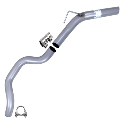 Northeastern Exhaust | Stainless Steel Exhaust Tail Pipe Compatible for Dodge Ram 1500 2006-2008 3.7L, 4.7L | Free Clamp and Sleeve Included | Automotive Replacement Part