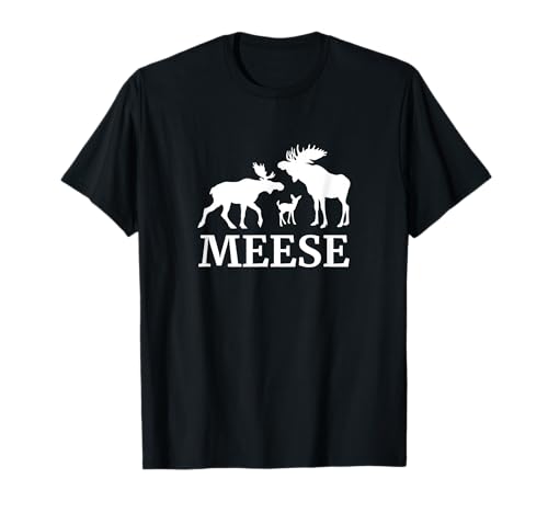 Meese Funny Moose Plural T-Shirt