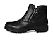 Alegria Womens Rorie Double Zipper Flat Comfort Boots Black Bird 9.5-10 M US