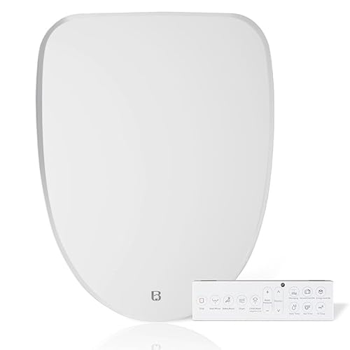Bejoan X1 Electronic Bidet Toilet Seat Elongated, Heated Smart Toilet Seat, Water Spa, Rear And Front Wash, Self-Cleaning Nozzle, Instant Warm Water, Temperature Controlled, Remote Control #TOP3