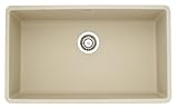 Blanco 441299 Precis Super Single Bowl Sink, Biscotti