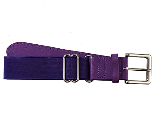Youper Cinto Elite Baseball/Softball, Tamanhos Jovens e Adultos, Roxo - Pacote com 1, Youth