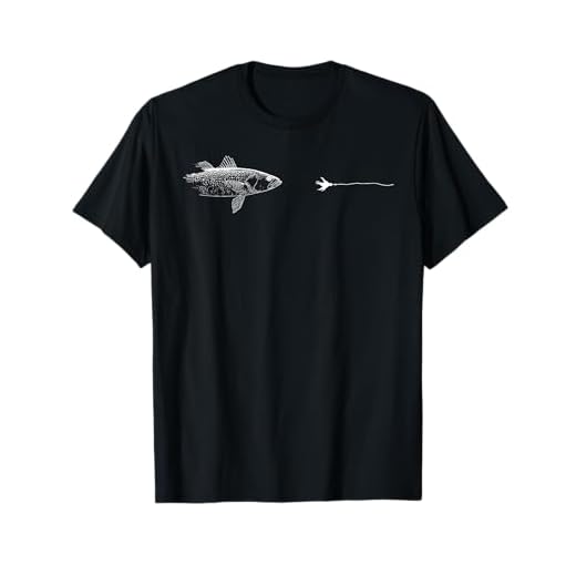 Graphic Fly Fishing Hook Line - Fish Spotted Sea Trout T-Shirt