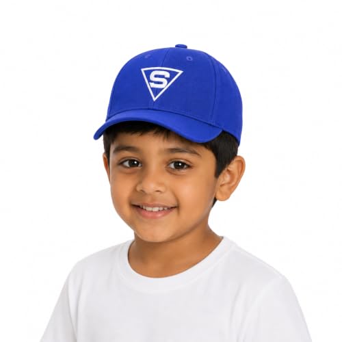 Image of VRITRAZ Kids Sports Cap for Boys & Girls | Adjustable Baseball Hat | Lightweight Breathable Summer Headwear for School, Travel, Outdoor Play & Daily Use (4-12 Years)