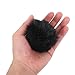 Lurrose 40pcs Black Faux Fur Pompoms for Crafts Soft Fuzzy Balls for Hats Scarves Gloves Bags Keychain Charms Versatile DIY Accessory for All Ages
