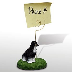 Afghan Hound Note Holder