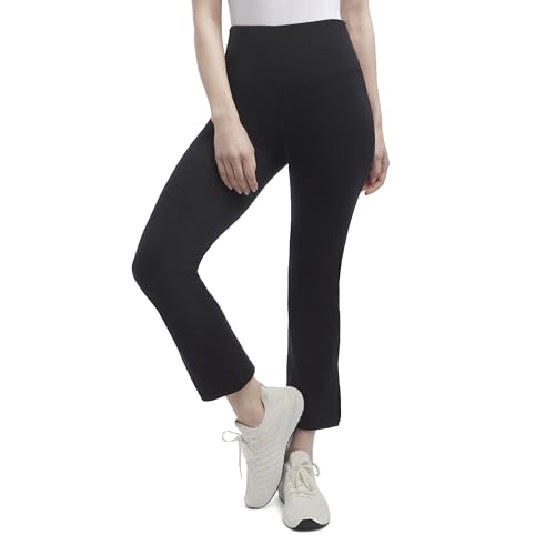 Danskin Women's Crop Slit Flare Yoga Pants