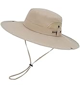 Momoshe Sonnenhüte Herren Damen Outdoor Fischerhut mit Breiter Krempe UV Schutz Sun Hat Faltbar G...
