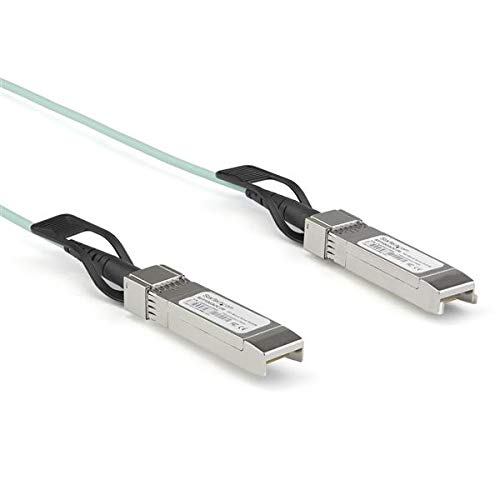 StarTech.com Dell EMC AOC-SFP-10G-5M Compatible 5m/16.4ft 10G SFP+ to SFP+ AOC Cable, 10GbE SFP+ Active Optical Fiber - Image 3