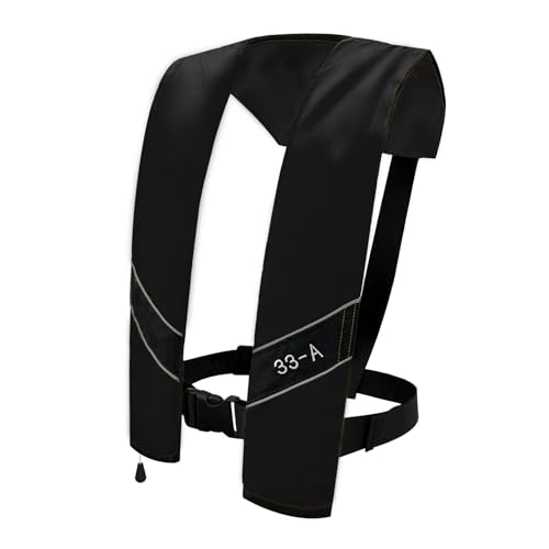 Image of Automatic Inflatable Life Jacket|Life Vest for Adults|PFD Low Profile|Supports up to 330 lbs